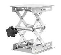 Mesa de elevación manual, plataforma de tijera de acero inoxidable, altura ajustable de 50 a 460 mm, capacidad de carga de 5 a 25 kg, perfecta para trabajos de laboratorio y coches RC, solución