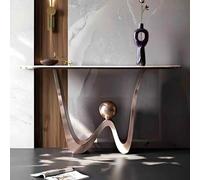 Mesa de entrada, moderna mesa consola para sala de estar, mesa de vestíbulo lateral estrecha