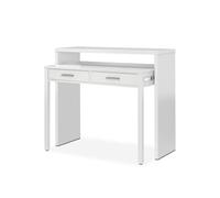 Mesa de escritorio extensible zira blanco artik (blanco mate) 98,5 x 87,5 x 66 cm