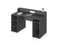 Mesa de escritorio galax antracita 136 x 88 x 67 cm