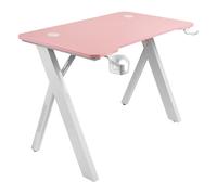 Mars Gaming MGD100RGB, Mesa Gaming Ergonómica RGB, Alfombrilla XXL, Soporte Auriculares y Bebida, Escritorio PC, 100x60cm, Rosa
