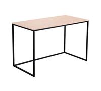 Mesa de escritorio mia roble salvaje - negro 120x60 cm