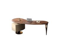Mesa de Escritorio Para Computadora Escritorio moderno de lujo ligero de madera maciza de Color nogal, tablero grande nórdico, escritorio chino, mesa de estudio, escritorio for ordenador de dormitorio