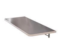 Mesa de escritorio plegable montada en la pared - Solución de lavandería y estudio de ahorro de espacio, soporte de acero resistente, 50x30 cm, diseño compacto de montaje en la pared para espacios
