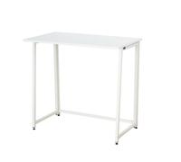 DUPI Escritorio Plegable Utility 80x50x72 cm - Mesa de Ordenador para Estudio u Oficina en Casa, Escritorio Multifuncional con Estructura Metálica Moderna (Blanca)