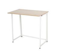 DUPI Escritorio Plegable Utility 80x50x72 cm - Mesa de Ordenador y Estudio para Oficina en Casa, Multifuncional con Estructura Metálica (Taupe)