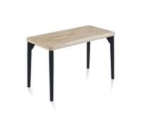 Mesa de estudio padma negro - roble 120 x 76 x cm