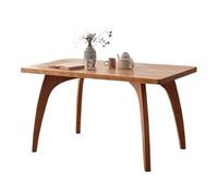 Mesa de Estudio Rectangular Wooden Dining Table Oak Kitchen Desk Modern Simple Style Writing Work Oficina(M)