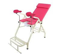 Mesa de examen ginecológico plegable con descarga quirúrgica, cama de examen ajustable para hospitales y salones de belleza, equipo de enfermería para mujeres