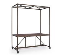 Mesa de exposición con tablero en C 180X220H