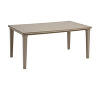 Mesa de Exterior Allibert Futura, Modelo 209265 ,Color Capuchino, para Muebles