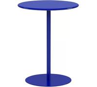 Mesa De Extremo Redonda, Mesa Auxiliar De Metal De Hierro, Mesa De Barra Redonda, Mesa De Pub Moderna, Mesa De Bocadillos De Café, Al Lado De La Cama De Trabajo Portá(Size:70x72cm/27.6x28.3in,Color:d)