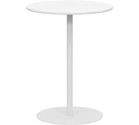 Mesa De Extremo Redonda, Mesa Auxiliar De Metal De Hierro, Mesa De Barra Redonda, Mesa De Pub Moderna, Mesa De Bocadillos De Café, Al Lado De La Cama De Trabajo Portá(Size:70x72cm/27.6x28.3in,Color:b)