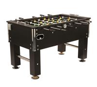 Mesa De Futbolín Profesional Soccer Deluxe NEGRO, 140 X 74 Cm Grande, 82 Kg