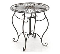 Mesa de hierro indra metal bronce ø 70 cm