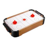 Mesa de Hockey de Aire para niños, Mesa de Hockey de Aire pequeña portátil de 20 x 12 x 4, Juegos flotantes con Ventilador eléctrico, Juegos de de Rompecabezas para niños y niñas, sin batería