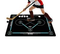 Mesa de hockey Play Mat - Mini Air Puck Game Board for Home Entertainment | Lightweight Synthetic Board with Boundary Marking Lines, Interactive Sliding Sports Toy Set 35.43x23.62x0.12 in