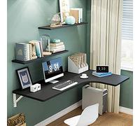 Mesa de hoja de pan de trabajo de trabajo montado en la pared plegable industrial, escritorio de mesa de comedor, mesas de barra montada en la pared de madera, banco de trabajo, mesa de estudio, mesa