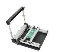 Mesa de ImpresióN de Pasta de Soldadura de Malla de Acero SMT,EstacióN de SerigrafíA Manual PequeñA con Grosor Ajustable,Adecuado para Montaje de PCB,Embalaje y Publicidad de Procesos(Size:15*15cm)