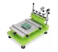 Mesa de ImpresióN de Pasta de Soldadura de Malla de Acero SMT,EstacióN de SerigrafíA Manual PequeñA con Grosor Ajustable,DiseñO Ajustable,para Soldadura de Montaje de PCB e ImpresióN Publicitaria