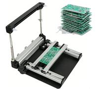 Mesa de impresión manual de pasta de soldadura SMT Mesa de impresión de pasta de soldadura SMT con espesor ajustable para producción de lotes pequeños(20x20)