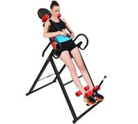 Mesa de inversión para aliviar el dolor de espalda, capacidad de 330 libras con cinturón seguro y cómodos soportes para el tobillo, ideal para terapia del dolor y entrenamiento de fuerza