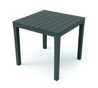 Mesa de jardín bali resina cuadrada antracita