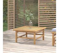 vidaXL Mesa de jardín bambú 65x55x30 cm, Mesa de Exterior, Muebles de jardín, Mesa de Centro, Mesa de Patio, Muebles de Exterior, Mesa de Picnic