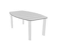 Mesa de Jardín Crema Outdoor 200 x 120 cm Sileno art. SI01 Blanco