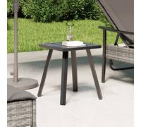 Mesa de Jardín vidaXL Acero Gris Antracita 34x34x38 cm, Mesa de Exterior, Muebles de Jardín