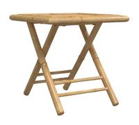 Mesa de Jardín de Bambú Plegable 45x45x45 cm, vidaXL