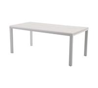 Mesa de jardín extensible 75x90x180/240cm de aluminio mallia goodhome