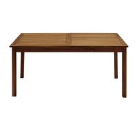 Mesa de jardín extensible de madera maciza 160-210 cm MAYEL
