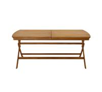 Mesa de jardín extensible de madera maciza con extensiones 180-240 cm CANOPEE