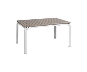 Mesa de Jardín Extensible Nardi 140 x 100 cm Alloro 140 42753.10.000 Tortora