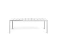 Mesa de Jardín Extensible Nardi 140 x 85 cm Rio Alu 140 48653.00.000 Bianco