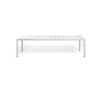 Mesa de Jardín Extensible Nardi 280 x 100 cm Rio Alu 210 48853.00.000 Bianco