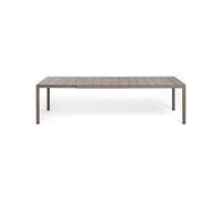Mesa de Jardín Extensible Nardi 280 x 100 cm Rio Alu 210 48859.10.000 Tortora