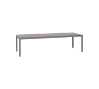 Mesa de Jardín Extensible Nardi 280 x 100 cm Rio Alu 48259.10.000 Tortora