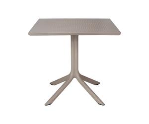 Mesa de Jardín Nardi 80 x 80 cm Clip 80 40082.10.000 Tortora