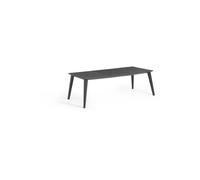 Mesa de jardín - rectangular - gris grafito - de resina - 8 a 10 personas - Lima - Allibert by KETER