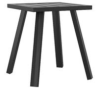 Mesa de Jardín vidaXL Acero Gris Antracita 34x34x38 cm, Mesa de Exterior, Muebles de Jardín