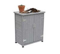 Mesa de jardinería Armario de jardín Mesa para plantar con armario bajo Madera