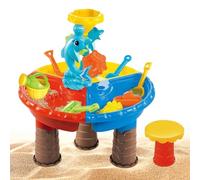Mesa De Juego De Agua Al Aire Libre - Estación De Actividad Beach, Conjunto De Juegos para Interactivos | Colección Juguetes De Aprendizaje Preescolar Educativo, Patio Divertido Toddler Creative