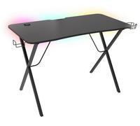 Escritorio Gaming Genesis Holm 200 RGB Negro Acero Madera MDF