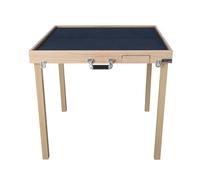 Mesa de juego plegable con cajones y parte superior de fieltro para tarjetas, juegos de mesa y azulejos