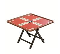 Mesa de juego plegable con superficie antideslizante, portátil y ligera para fiestas en casa y juegos de cartas
