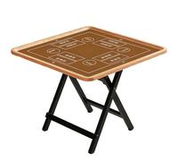 Mesa de juego plegable con superficie antideslizante, portátil y ligera para fiestas en casa y juegos de cartas