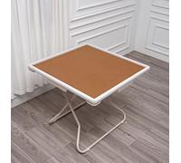 Mesa de juego plegable para 4 jugadores con portavasos y bandejas, portátil para juegos de mahjong, póquer y dominó