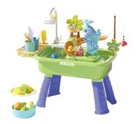 Mesa de juegos acuáticos - Centro de juegos electrónico 54x29x53cm, juego de juguetes acuáticos para niños, variante de estación de actividades creativas | Desarrollo del aprendizaje lúdico, concepto